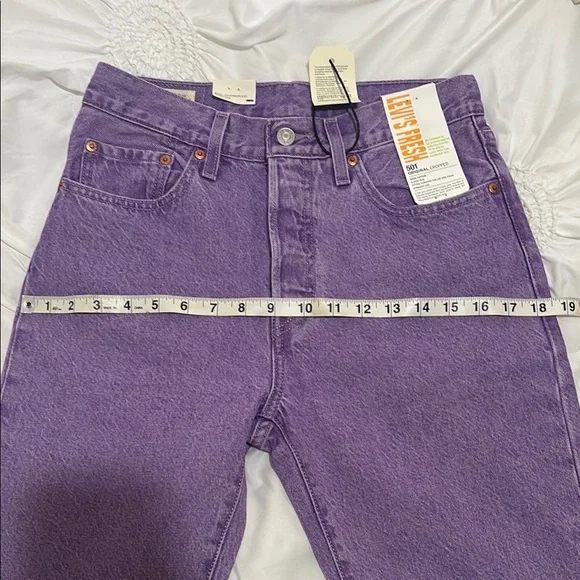 Levi's Purple Ankle & Cropped Jeans - Picture 11 of 13